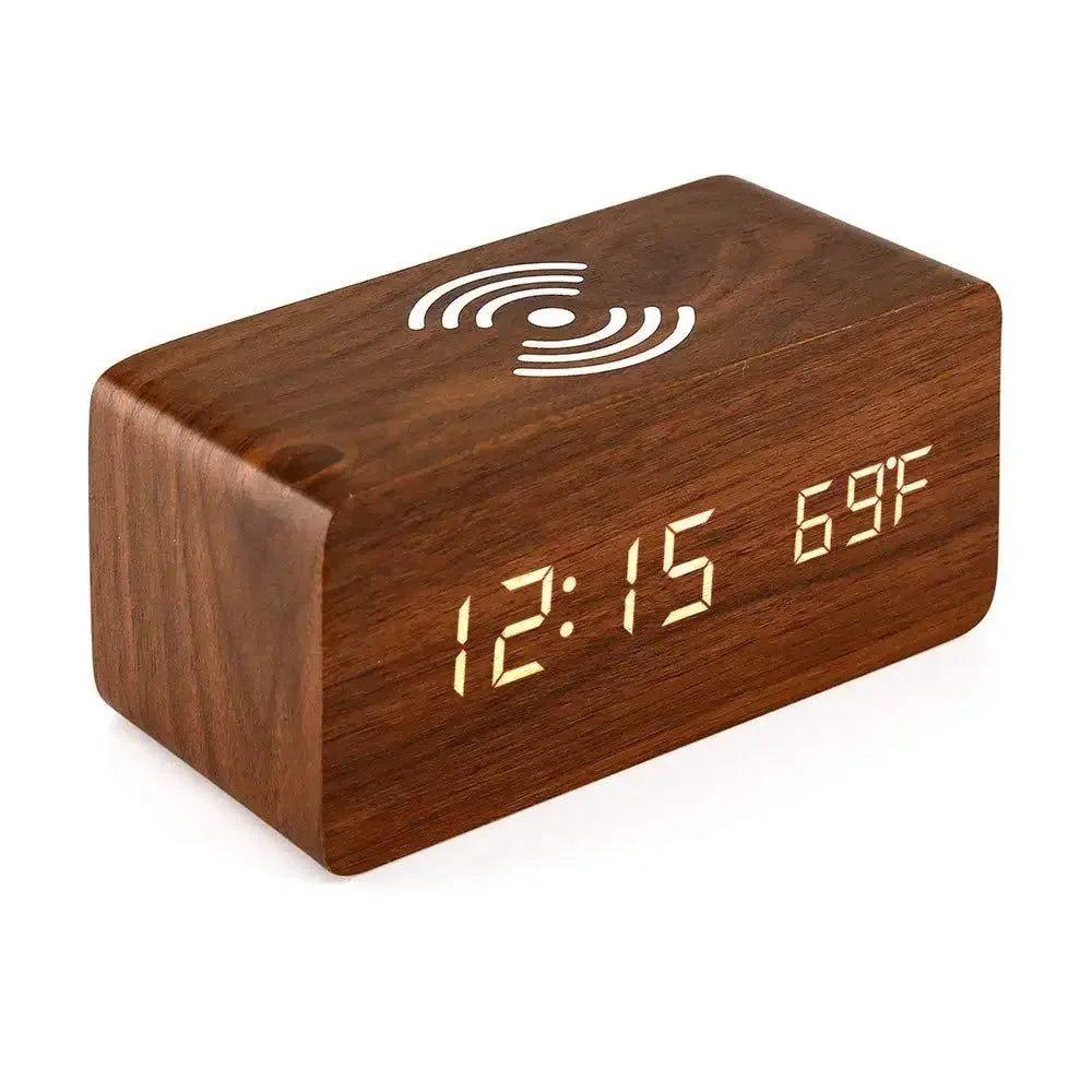 Wireless charging Alarm clock with 5+ features ⏰