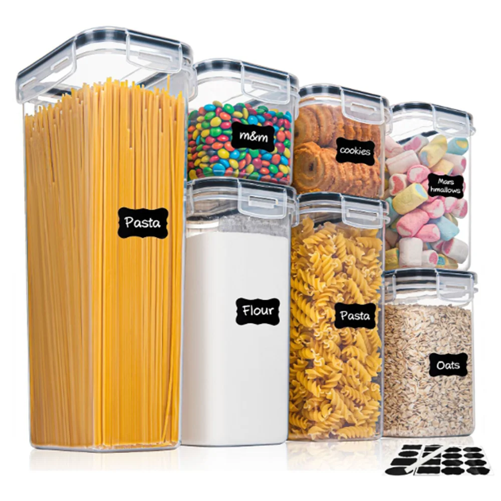 7-Piece BPA-Free Airtight Food Container Set