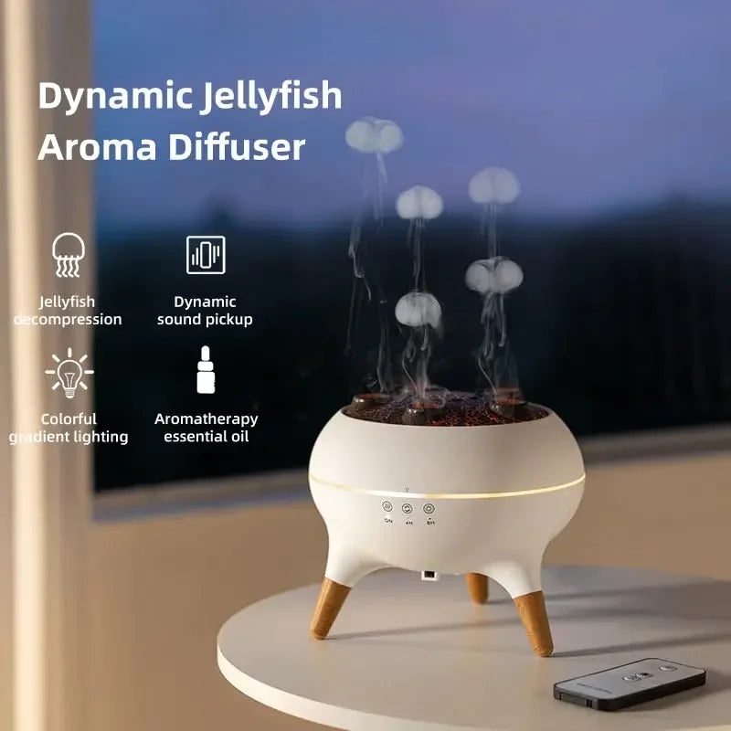 Jellyfish Air Humidifier | LED Aroma Diffuser