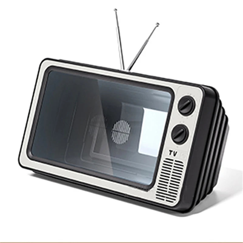 Retro TV Phone Magnifier | Vintage Style Phone Screen Projector for Movies