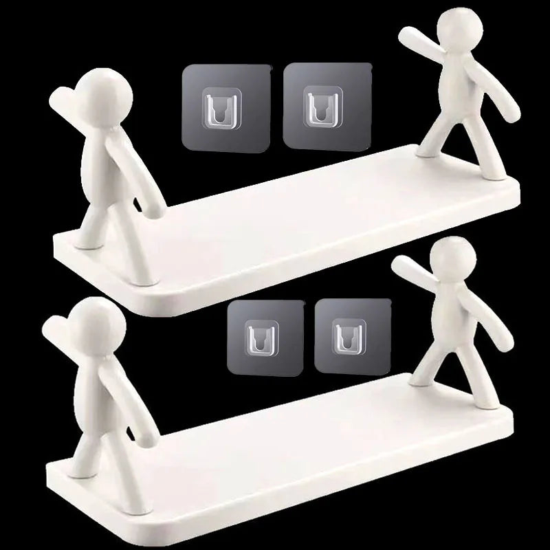 Self-Adhesive Bathroom Storage Shelf