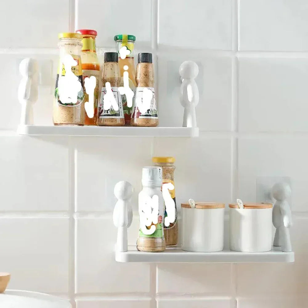 Self-Adhesive Bathroom Storage Shelf