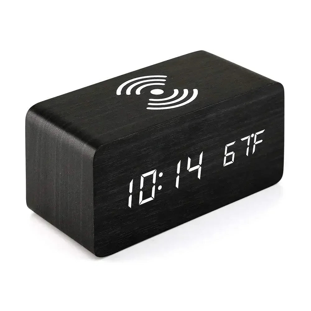 Wireless charging Alarm clock with 5+ features ⏰