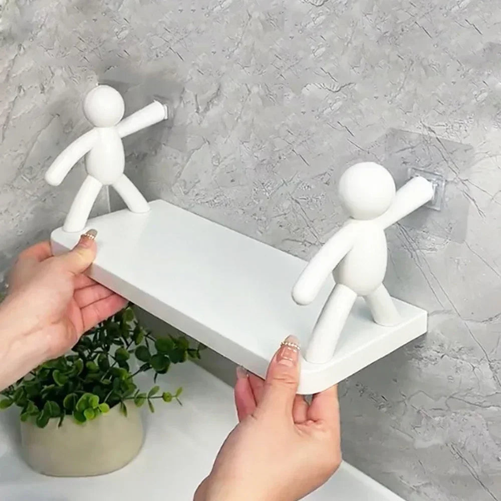 Self-Adhesive Bathroom Storage Shelf