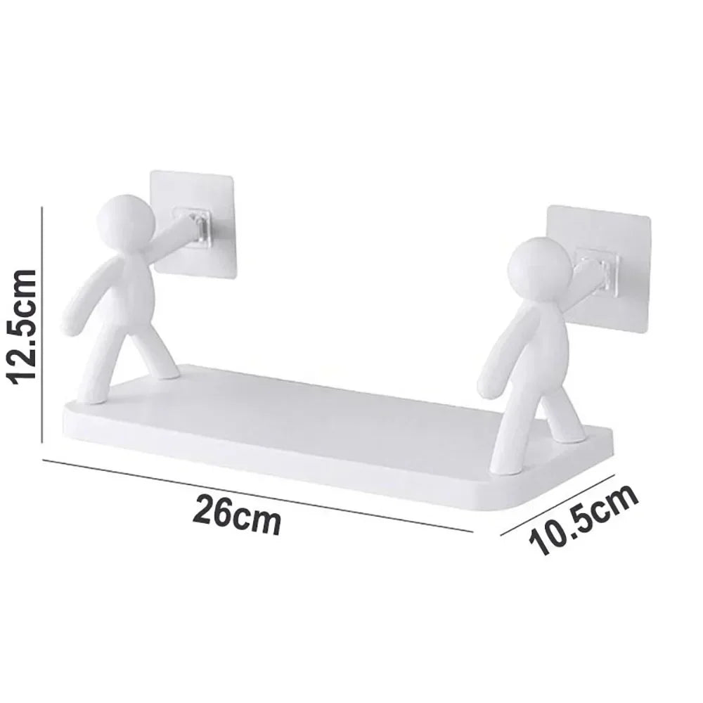 Self-Adhesive Bathroom Storage Shelf