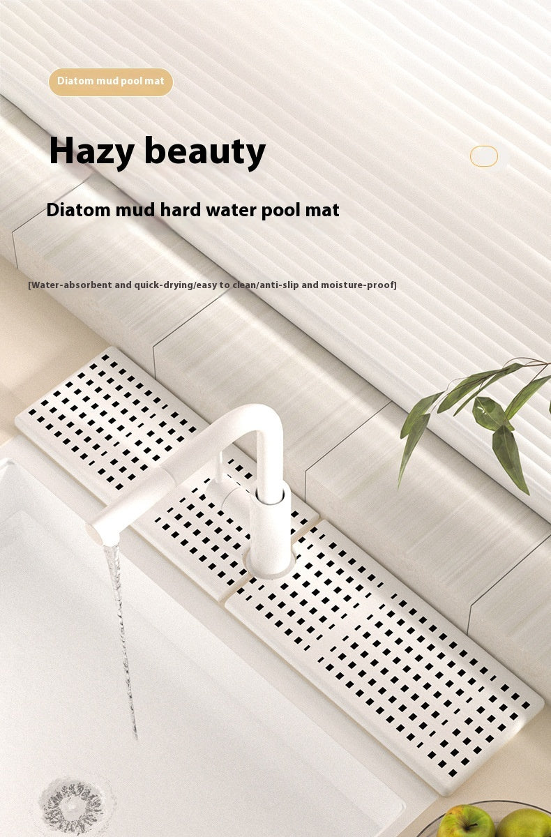 Drying Mat Absorbent Stone Plate for Sink